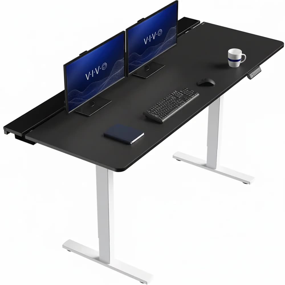 VIVO Electric 60 x 30 White Frame With Black Top main image