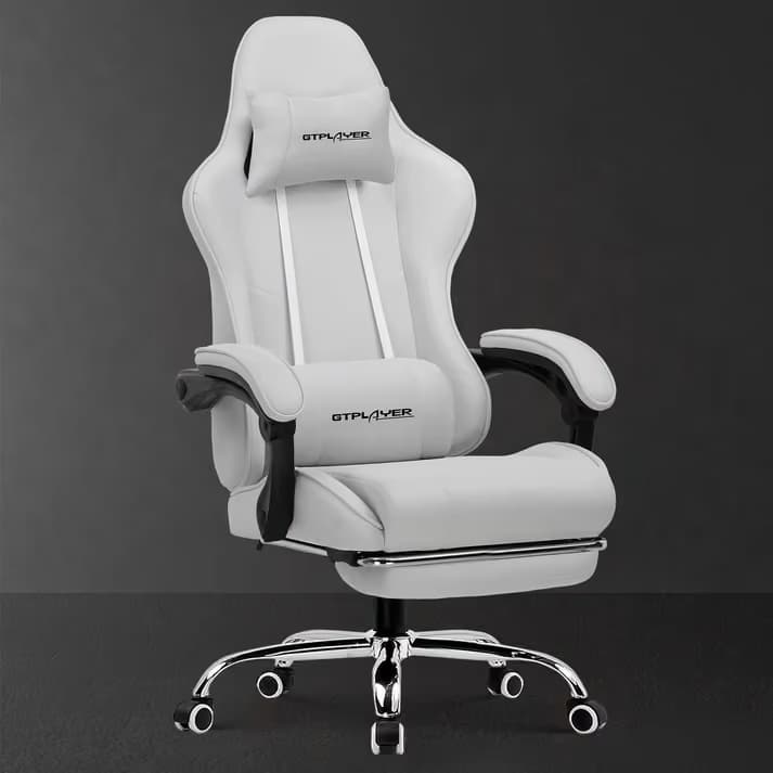 GTPLAYER Footrest Series GT800A Fabric Light Grey image