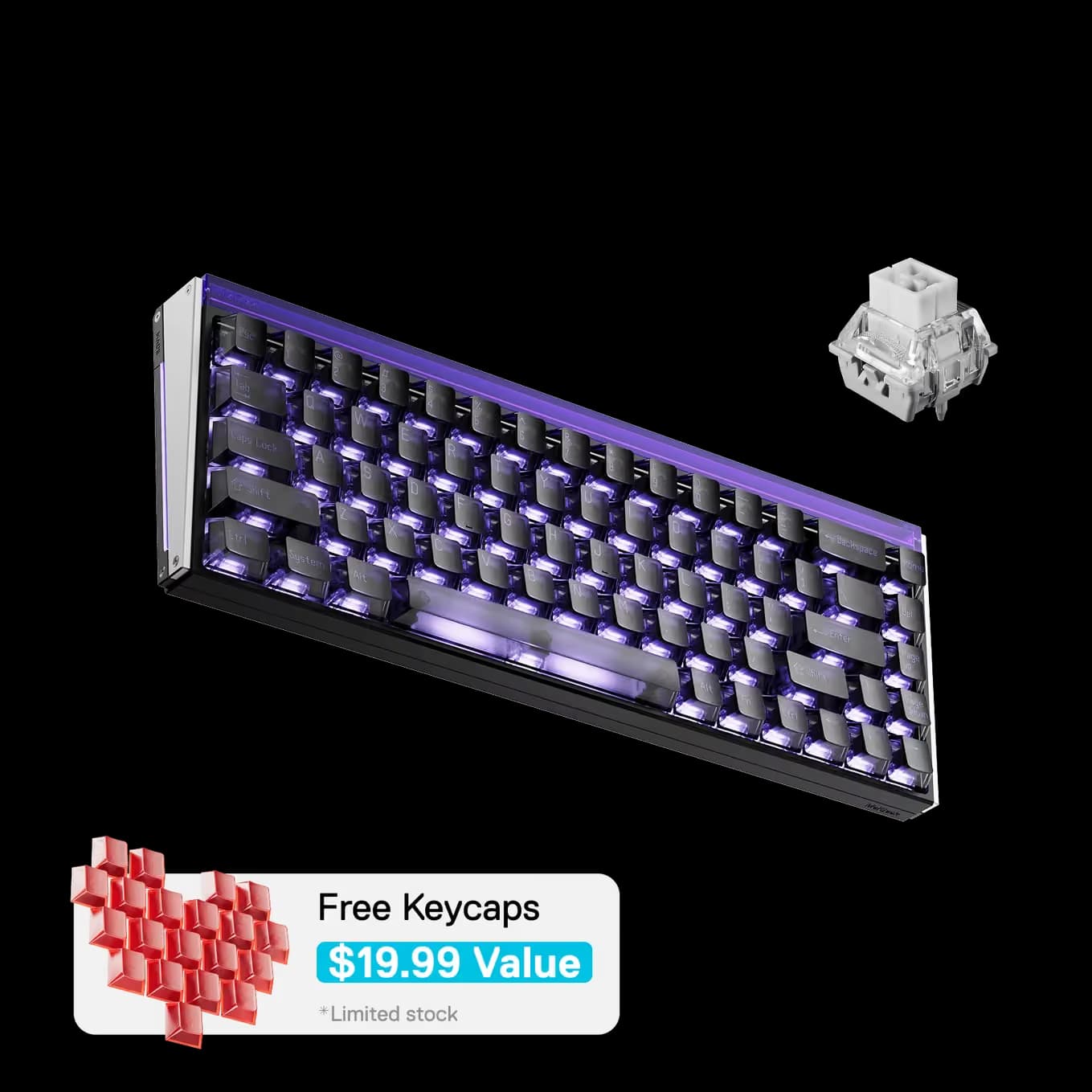 MelGeek MADE68 Ultra V2 Night Purple-KOM Lite main image