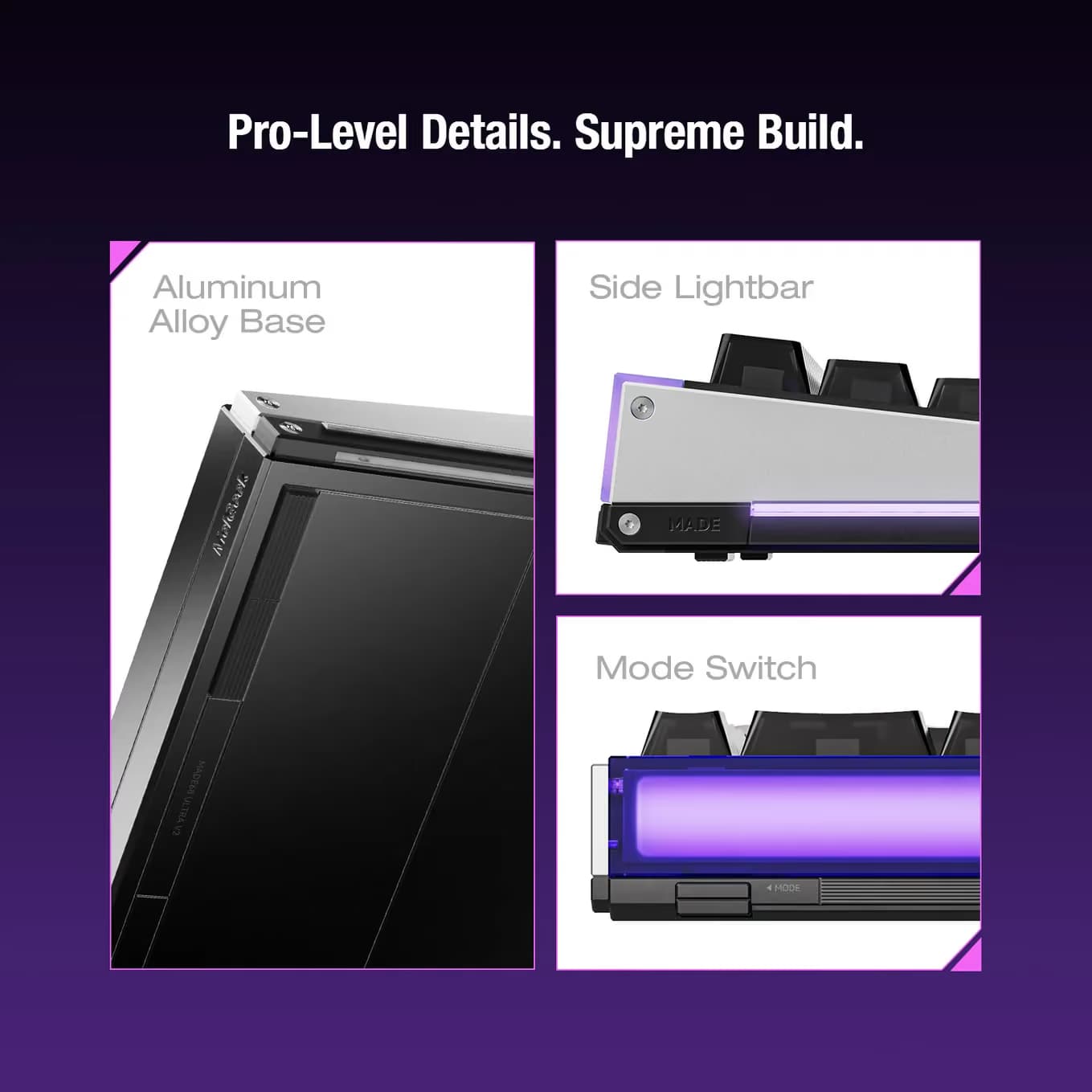 MelGeek MADE68 Ultra V2 Night Purple-KOM Lite image