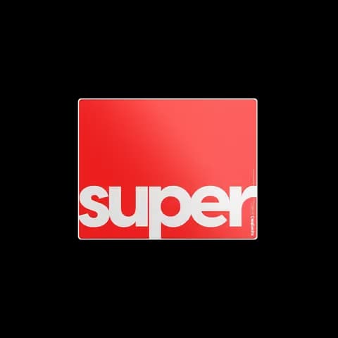 Pulsar Superglide3 Glass Mousepad Type S M Red image