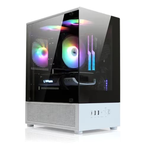 Zalman CUBIX-G Micro-ATX PC Case Panda Edition main image