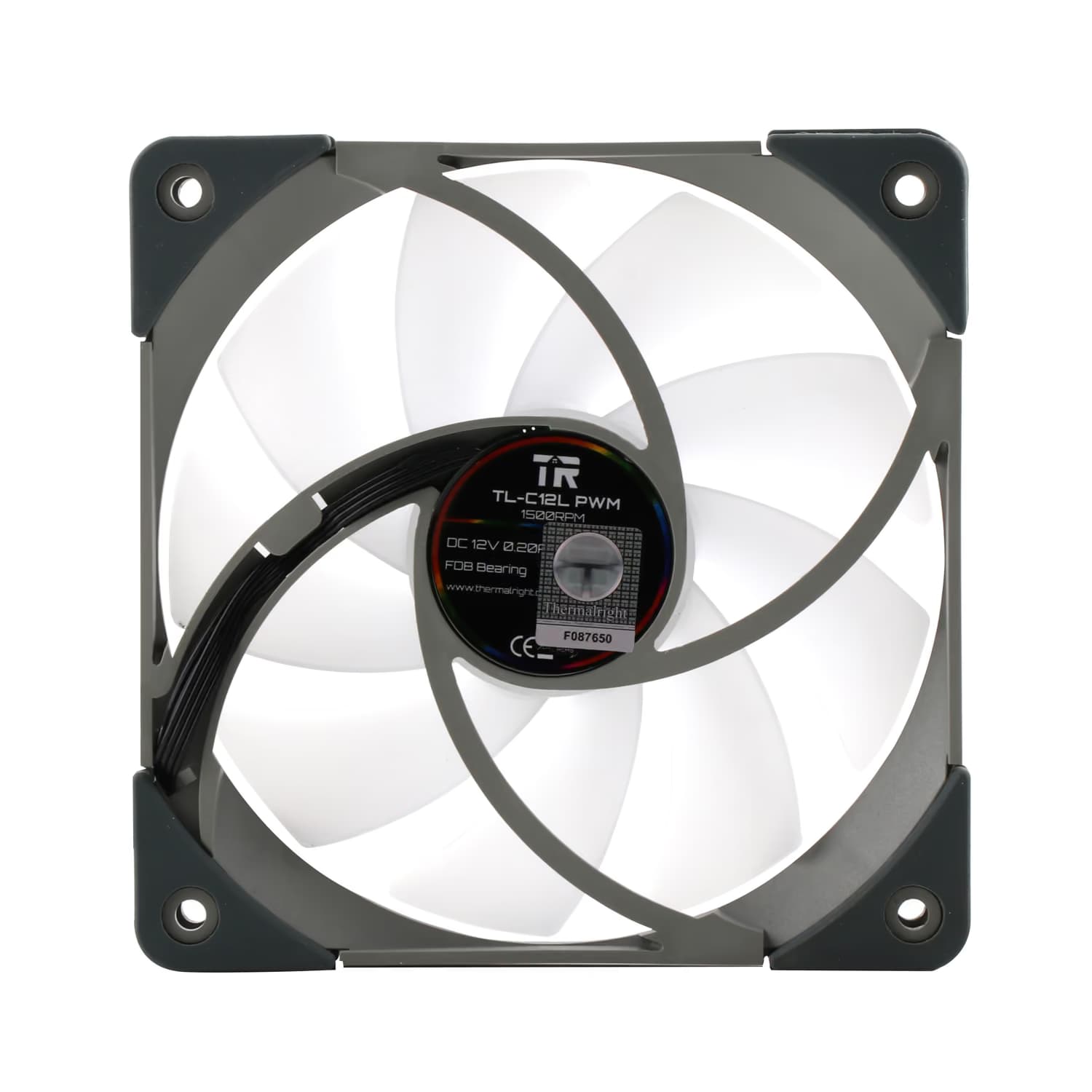 Thermalright TL-C12L [4pin/12V] X3 120mm ARGB PWM Black image
