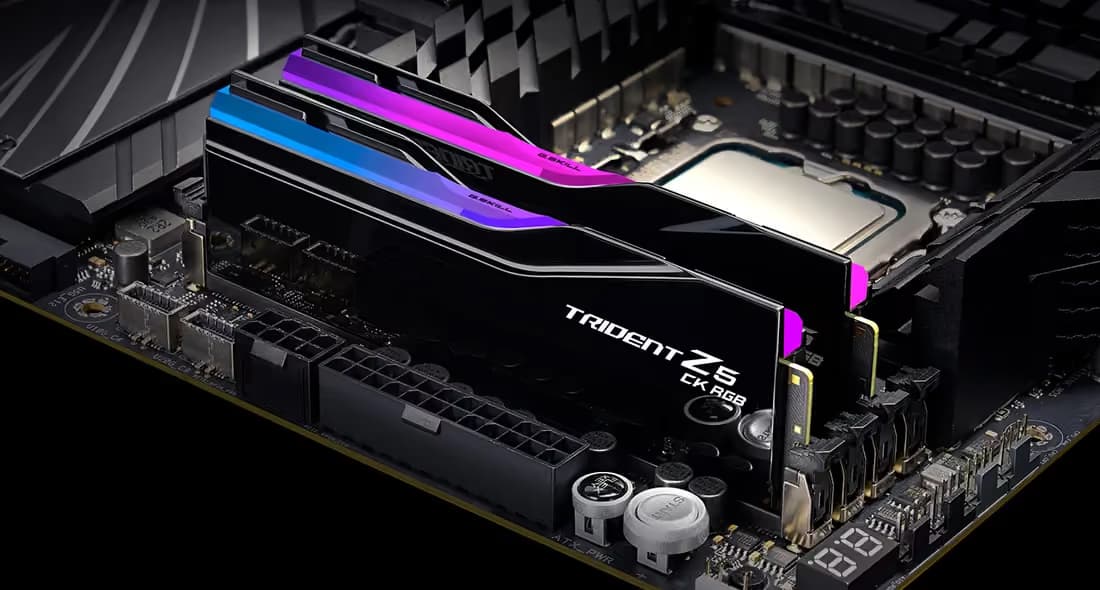 G.Skill Trident Z5 CK RGB DDR5 9600 CL46 48GB (2x24GB) Black image