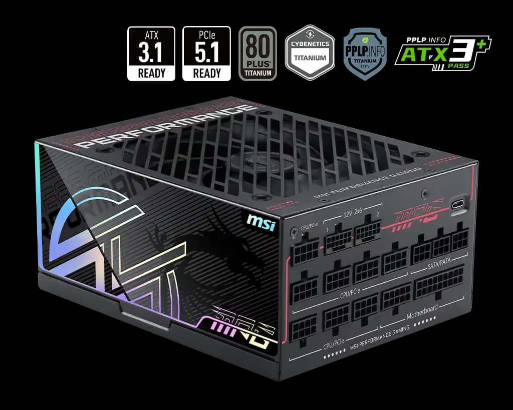 MSI MPG Ai1600TS PCIE5 image