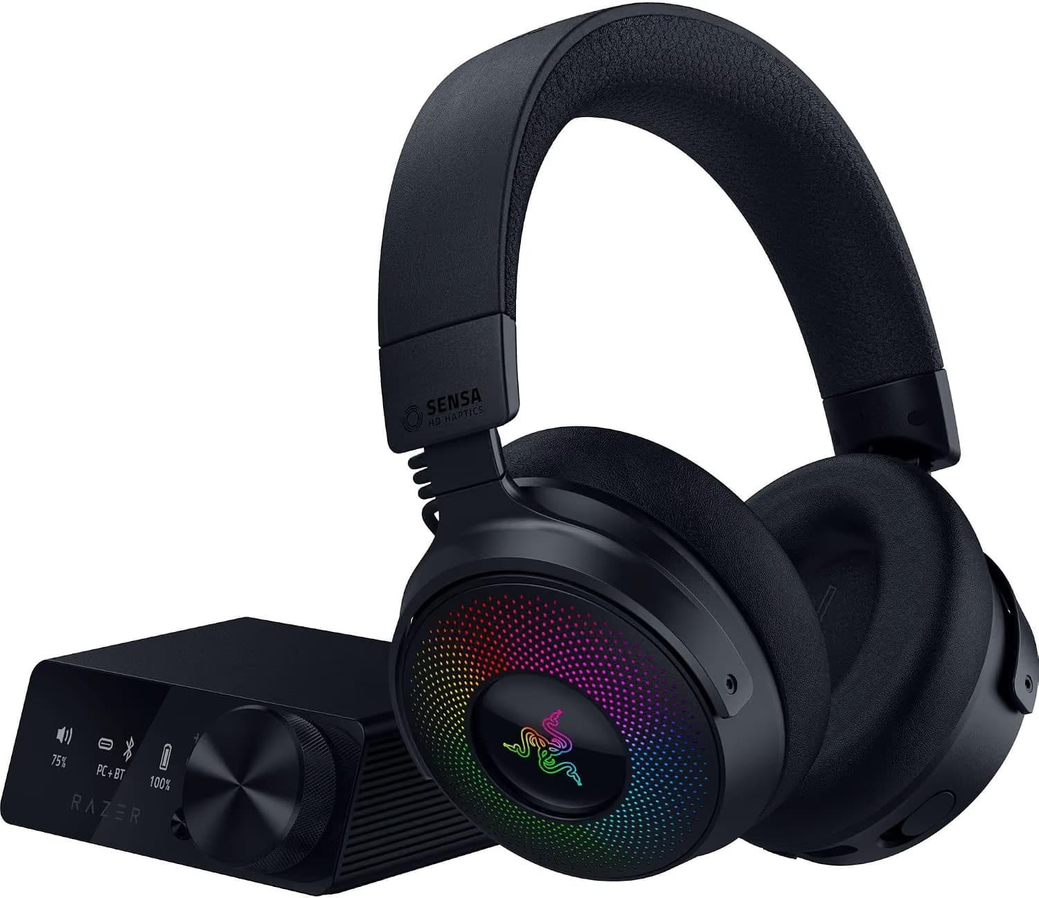Razer Kraken V4 Pro Wireless RGB Gaming Headset Black main image