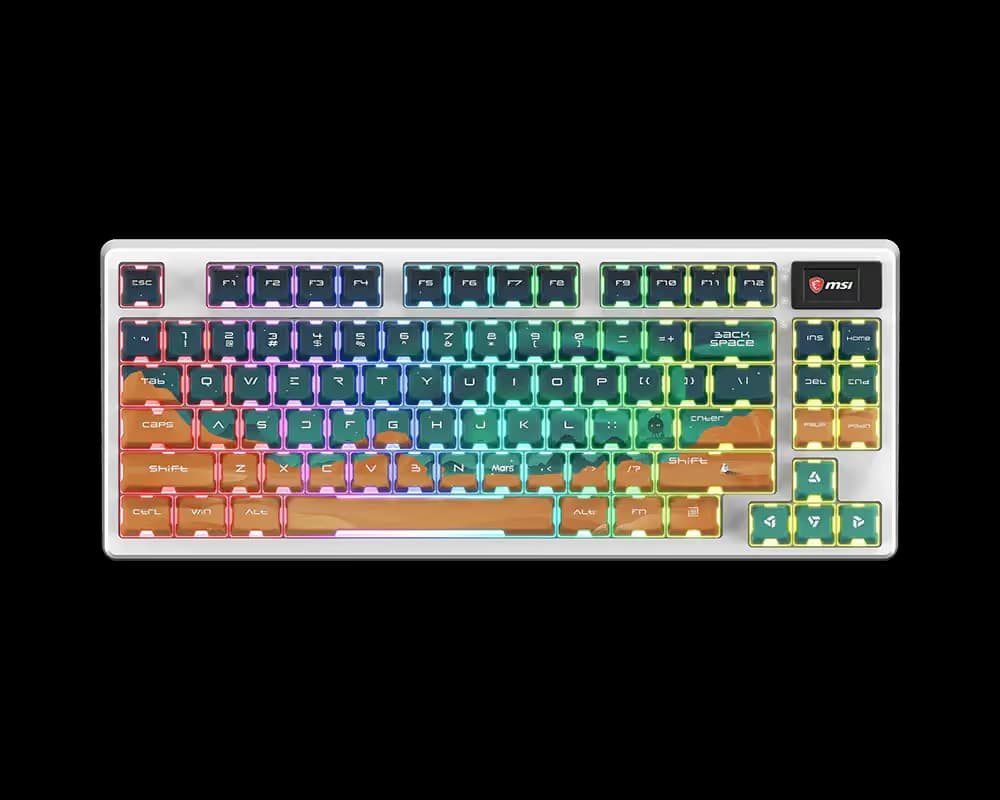 MSI FORGE GK600 TKL MARS Wireless Gaming Keyboard main image