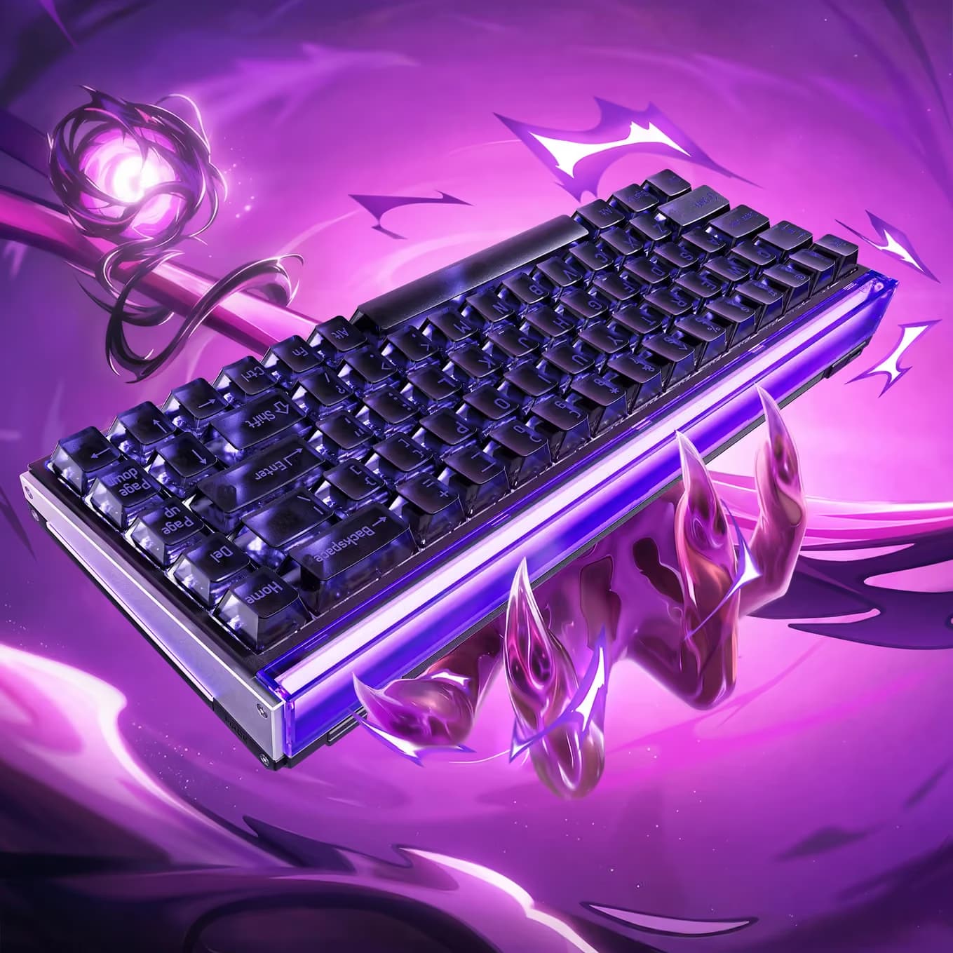 MelGeek MADE68 Ultra V2 Night Purple-Flip King image