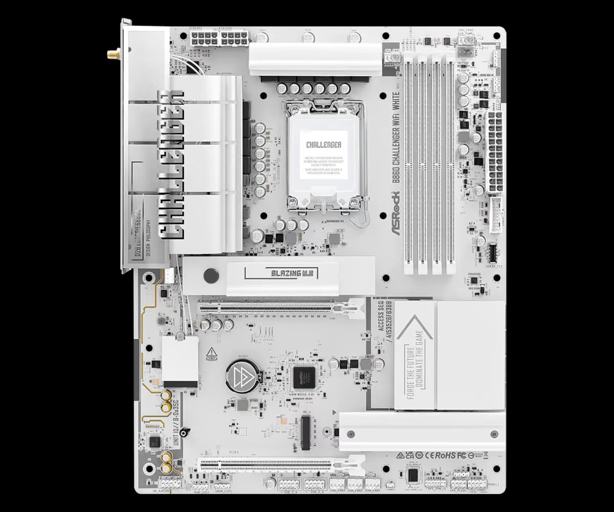 ASRock B860 Challenger WiFi White main image