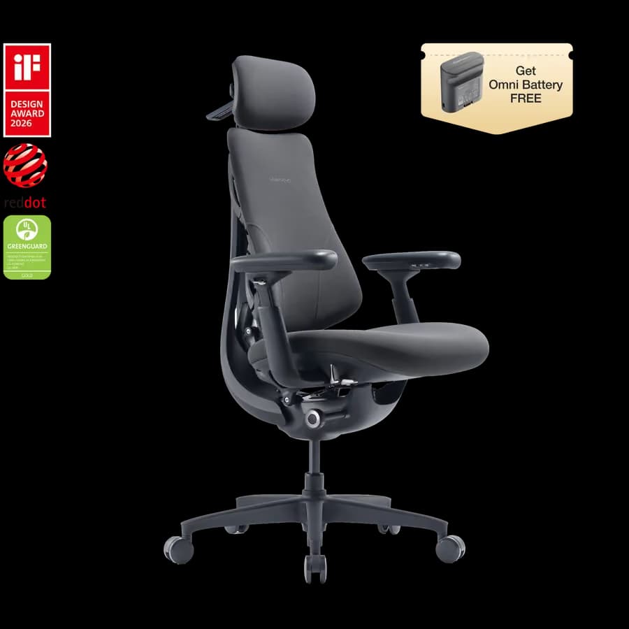 LiberNovo Omni Gen 45 cm Graphite Ergonomic Chair image