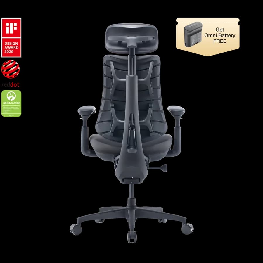 LiberNovo Omni Gen 48 cm Graphite Ergonomic Chair image