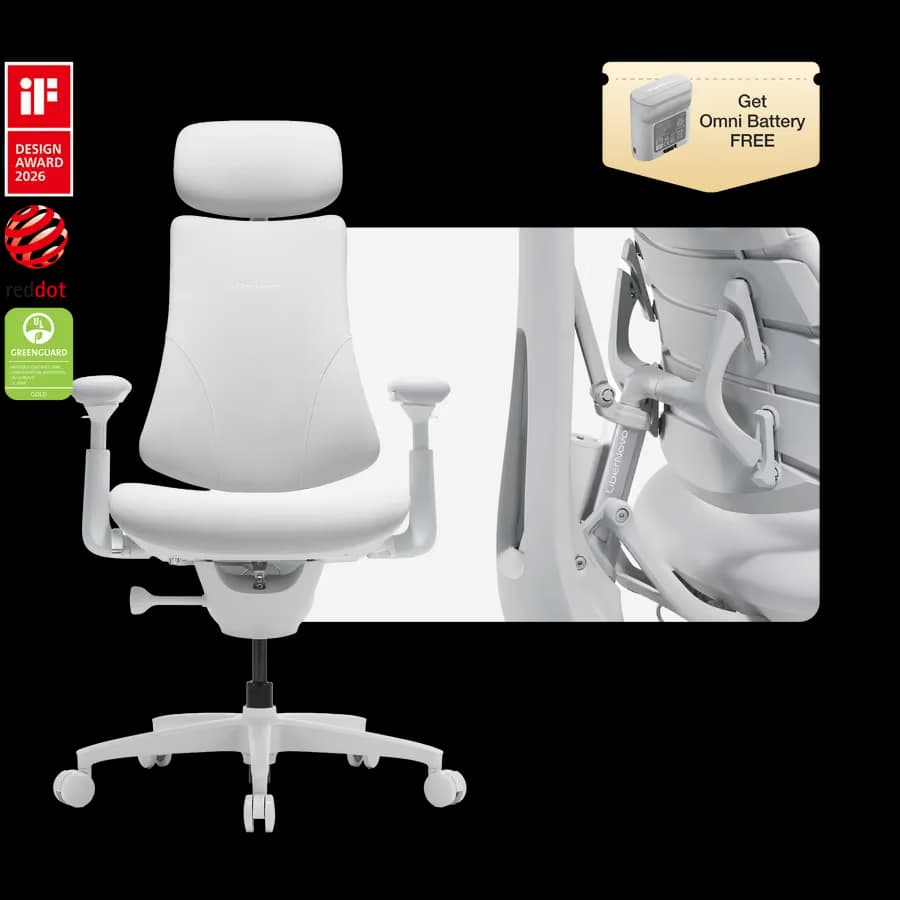 LiberNovo Omni Gen 48 cm Glacier Ergonomic Chair image