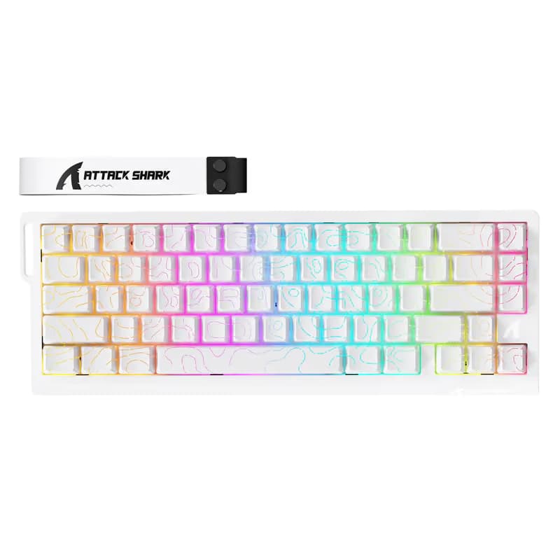 Attack Shark X68 PRO HE White main image