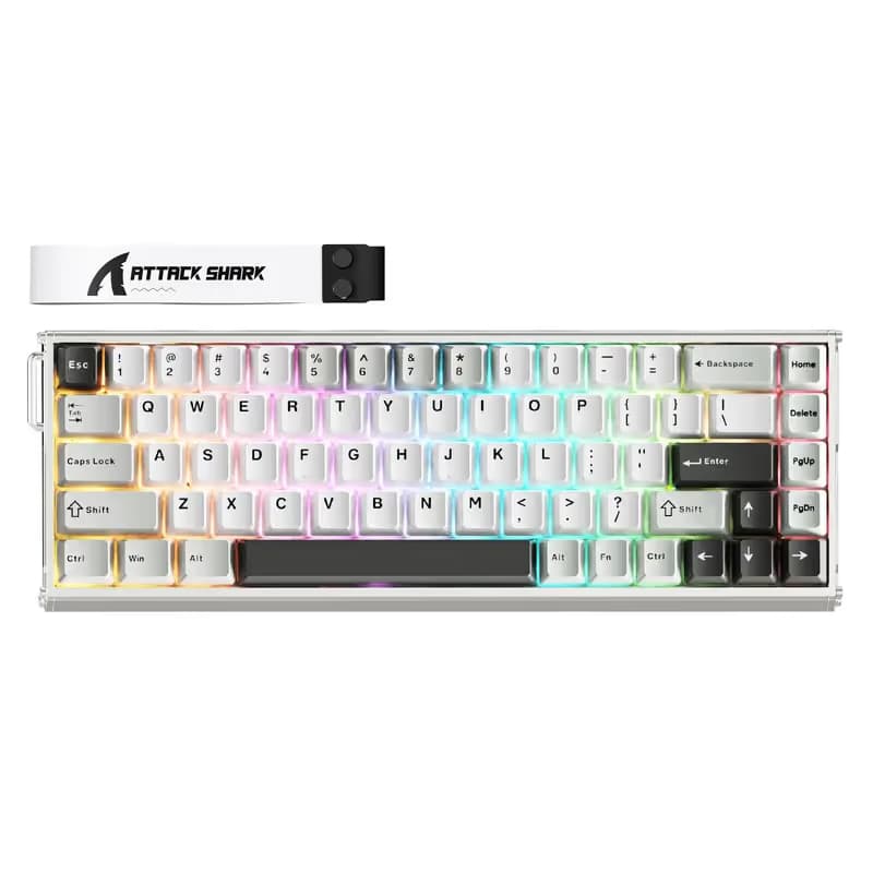 Attack Shark X68 MAX HE Star White image
