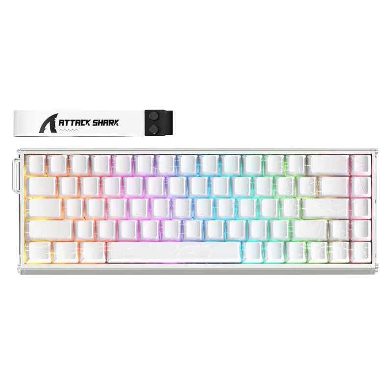 Attack Shark X68 MAX HE White Contours main image