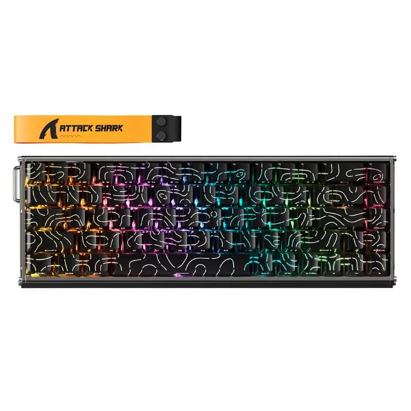 Attack Shark X68 MAX HE Black Contours main image
