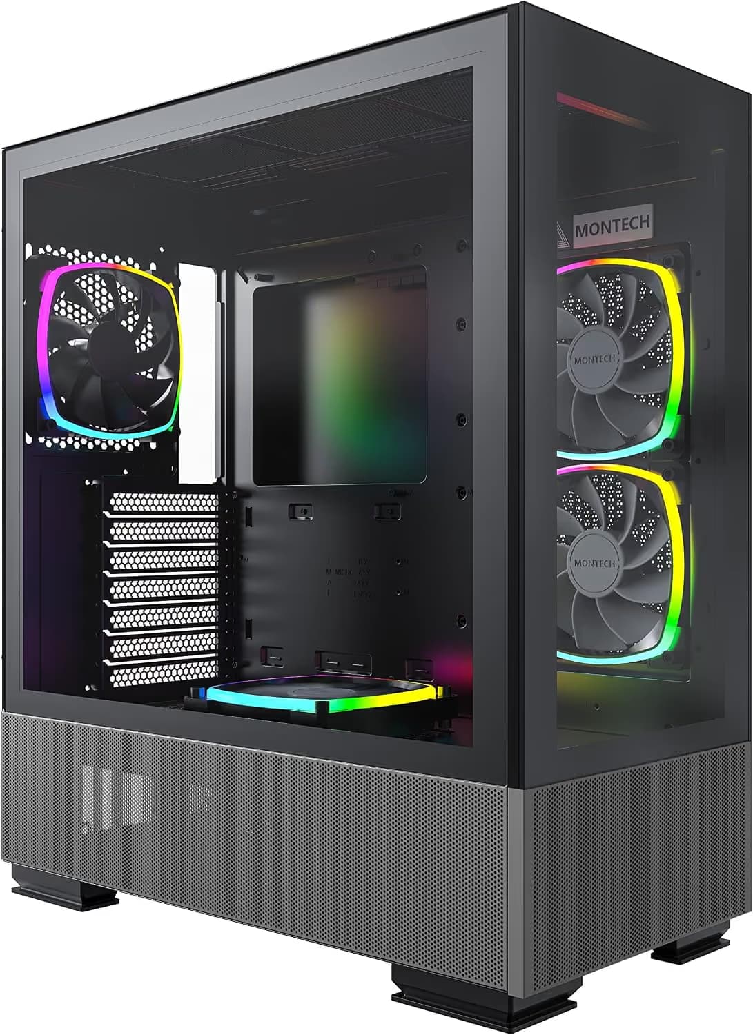 Montech SKY TWO ATX Mid Tower Black with Tempered Glass Side Panel image