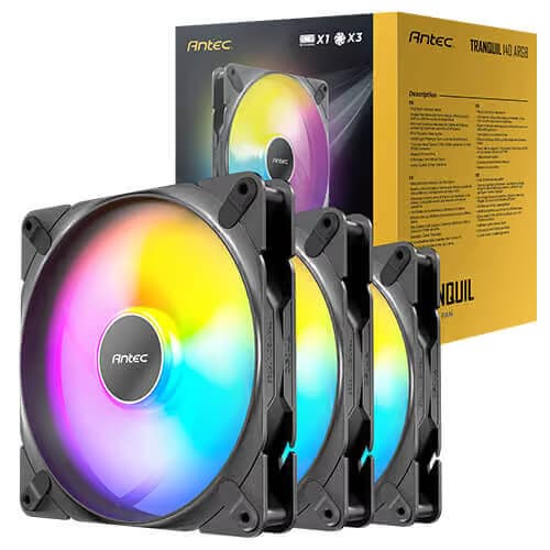 Antec Tranquil 140 ARGB PWM 3-Pack image