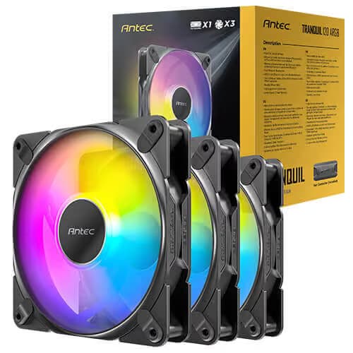 Antec Tranquil 120mm ARGB PWM 3-Pack image