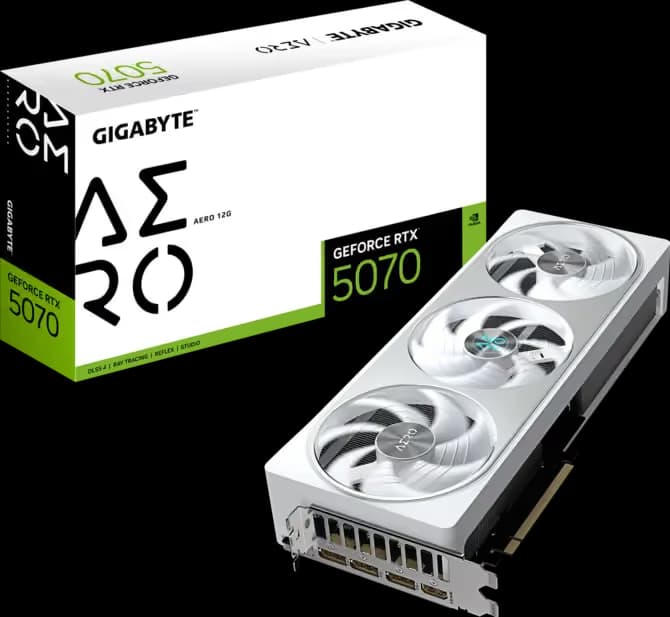 Gigabyte AERO GeForce RTX 5070 12GB GDDR7 image