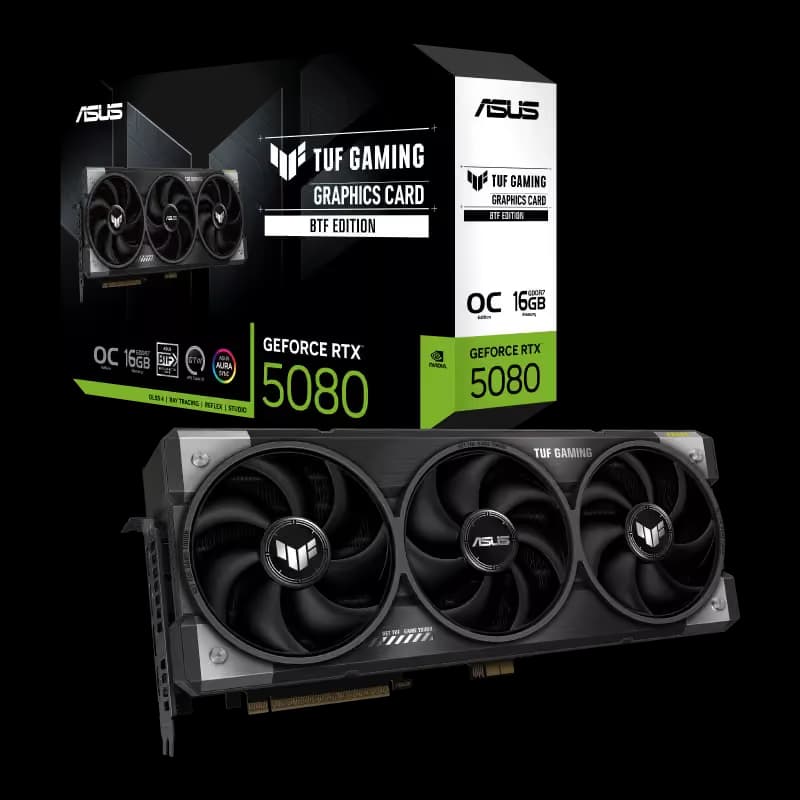 ASUS TUF Gaming GeForce RTX™ 5080 16GB GDDR7 BTF OC Edition image