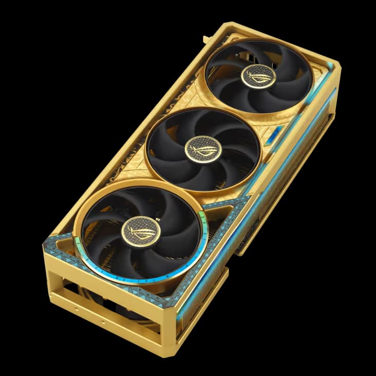 ASUS ROG Astral GeForce RTX 5080 16GB GDDR7 Dhahab Core OC Edition image