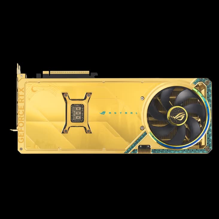 ASUS ROG Astral GeForce RTX 5080 16GB GDDR7 Dhahab Core OC Edition image