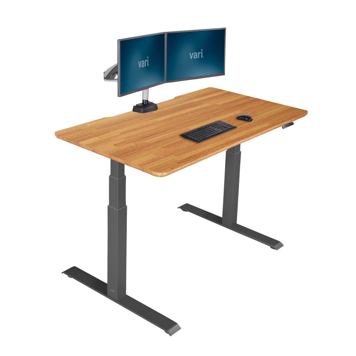 Vari Electric Standing Desk 60x30 Butcher Block/Slate main image
