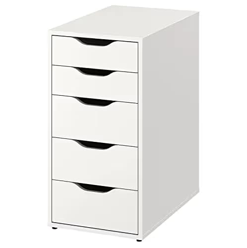 IKEA LAGKAPTEN / 2 ALEX, 55 1/8x23 5/8 " White image