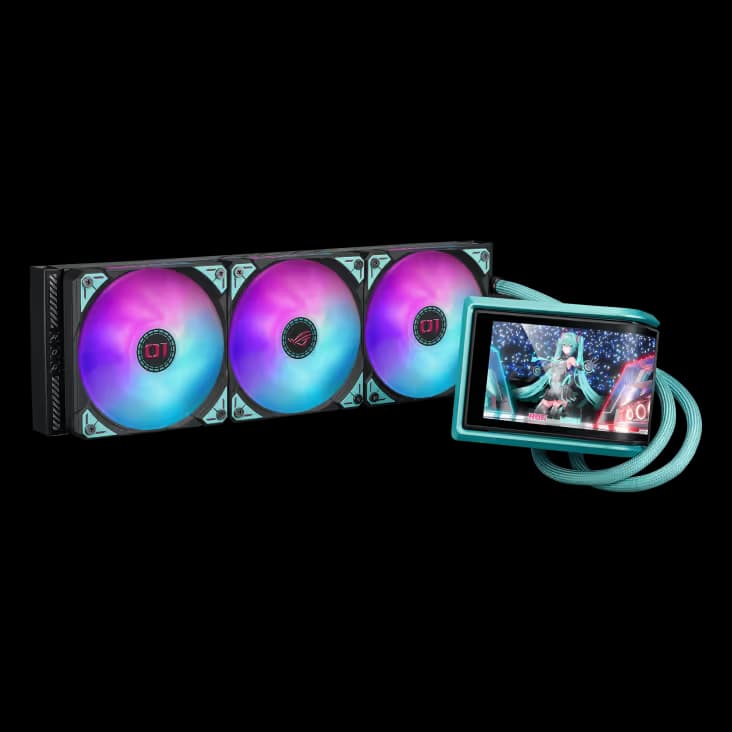 ASUS ROG Ryuo IV SLC 360 ARGB MIKU Edition All-in-one AIO image