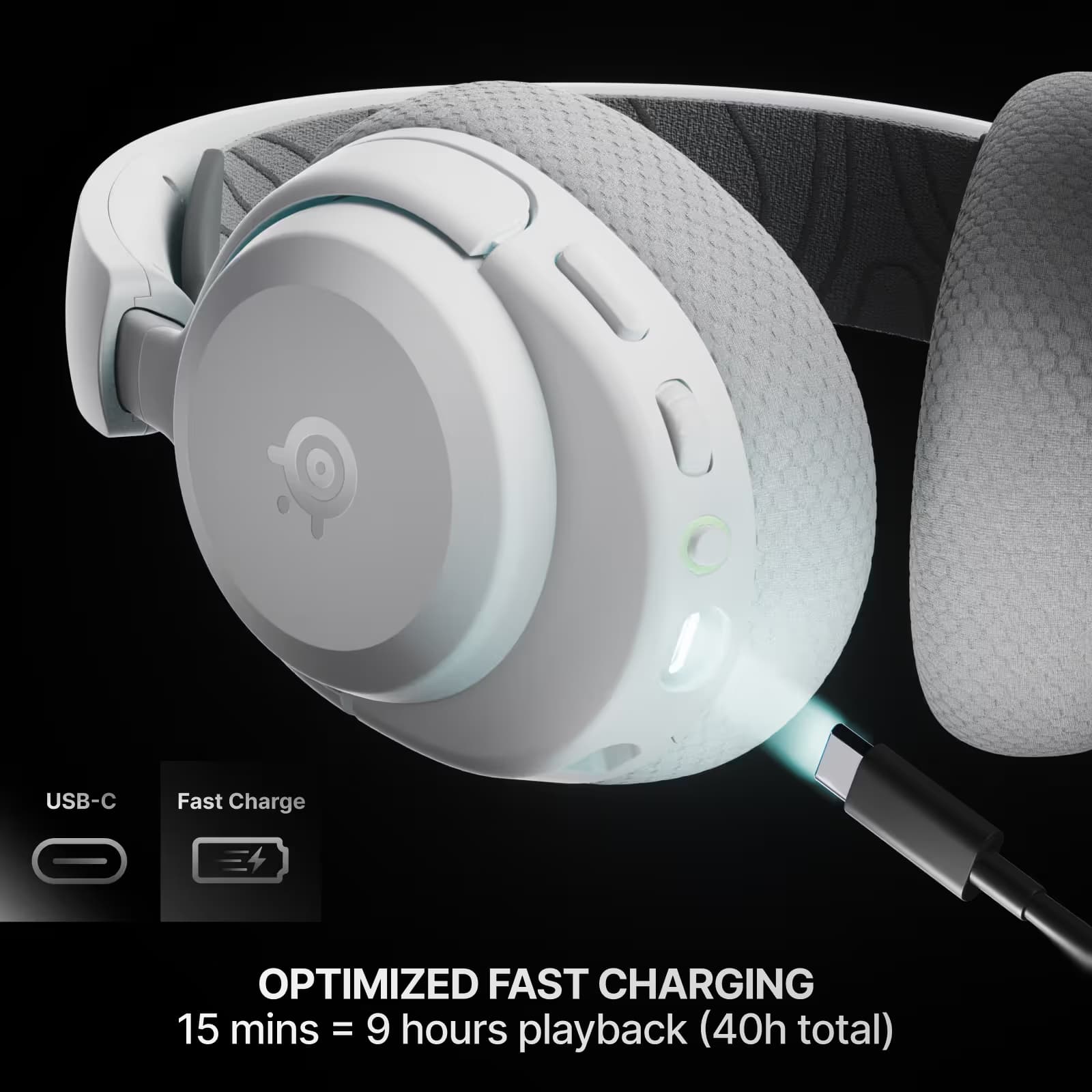 SteelSeries Arctis Nova 3 Wireless White for PC image