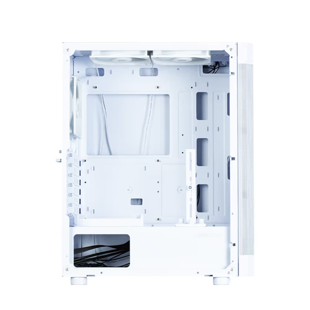 Zalman i4 ATX Mid Tower White Mesh Side Panel, USB 3.2 Gen 1 & USB 2.0 Front Panel image