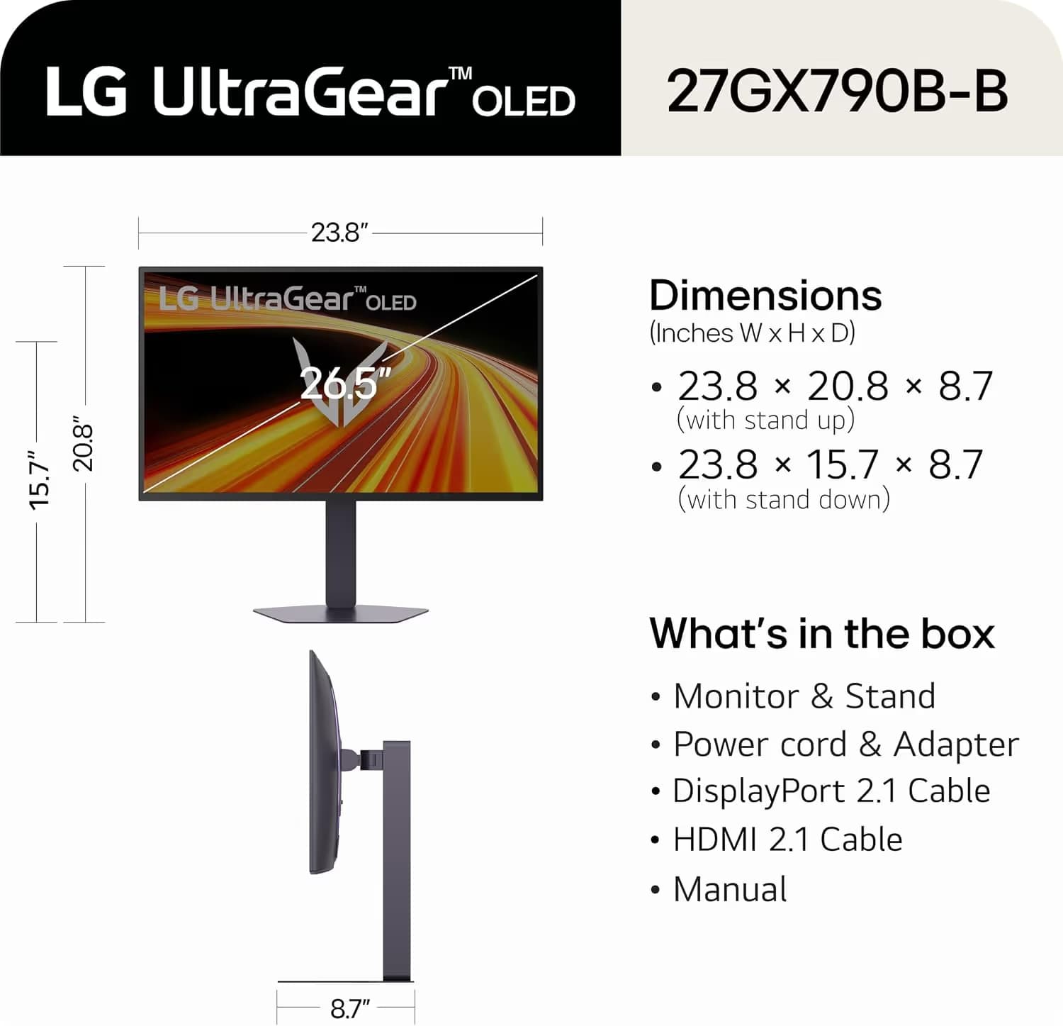 LG UltraGear 27GX790B-B image