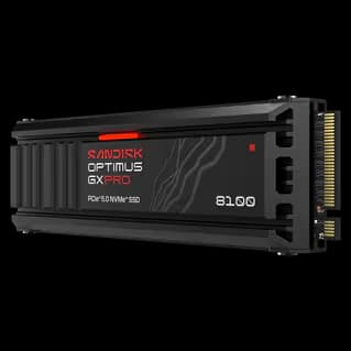 SanDisk Optimus GX PRO 8100 (w/Heatsink) 8 TB M.2-2280 PCIe 5.0 X4 NVME Solid State Drive image