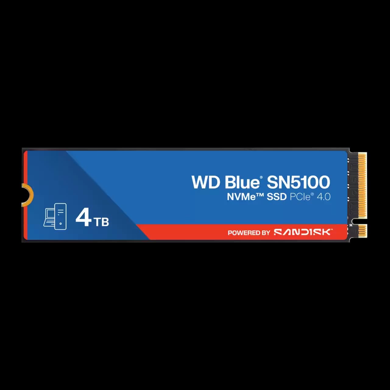 SanDisk WD Blue SN5100 4 TB M.2-2280 PCIe 4.0 X4 NVME Solid State Drive image