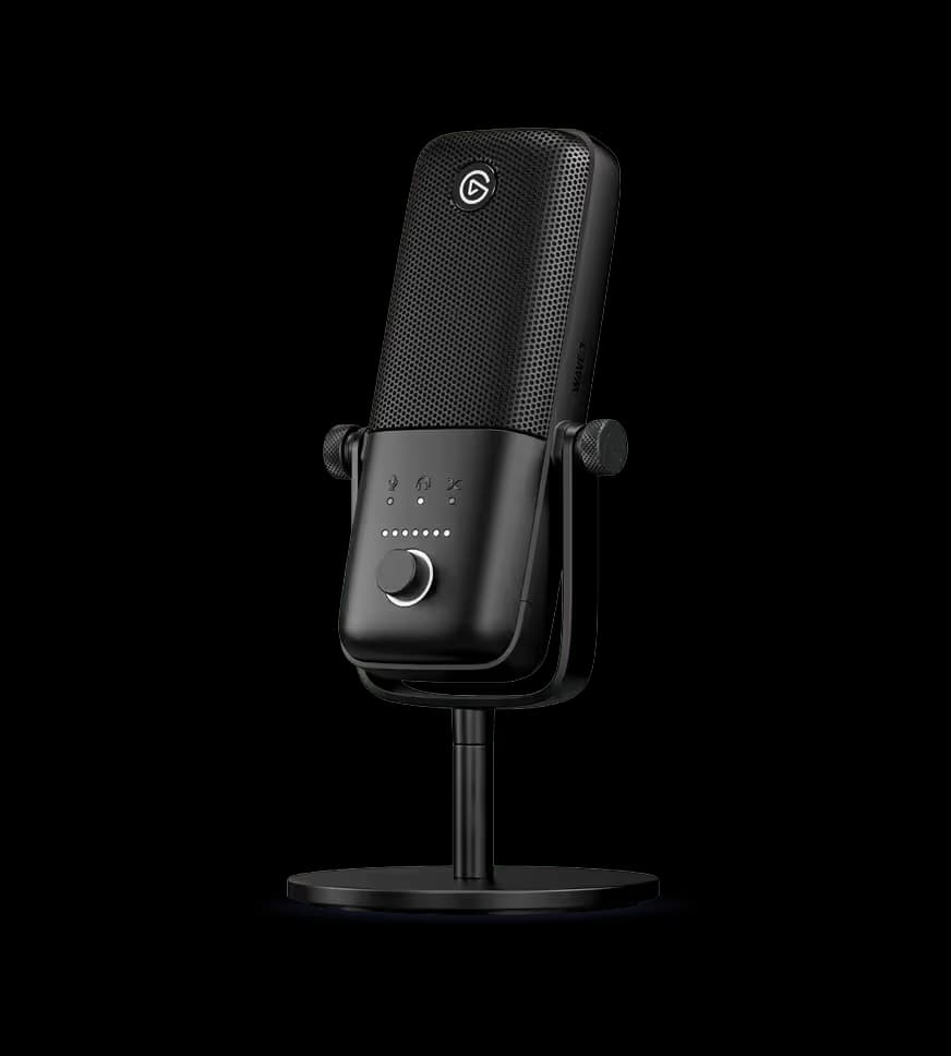 Elgato Wave:3 MK.1 USB Condenser Microphone — Black (10MAB9901) main image