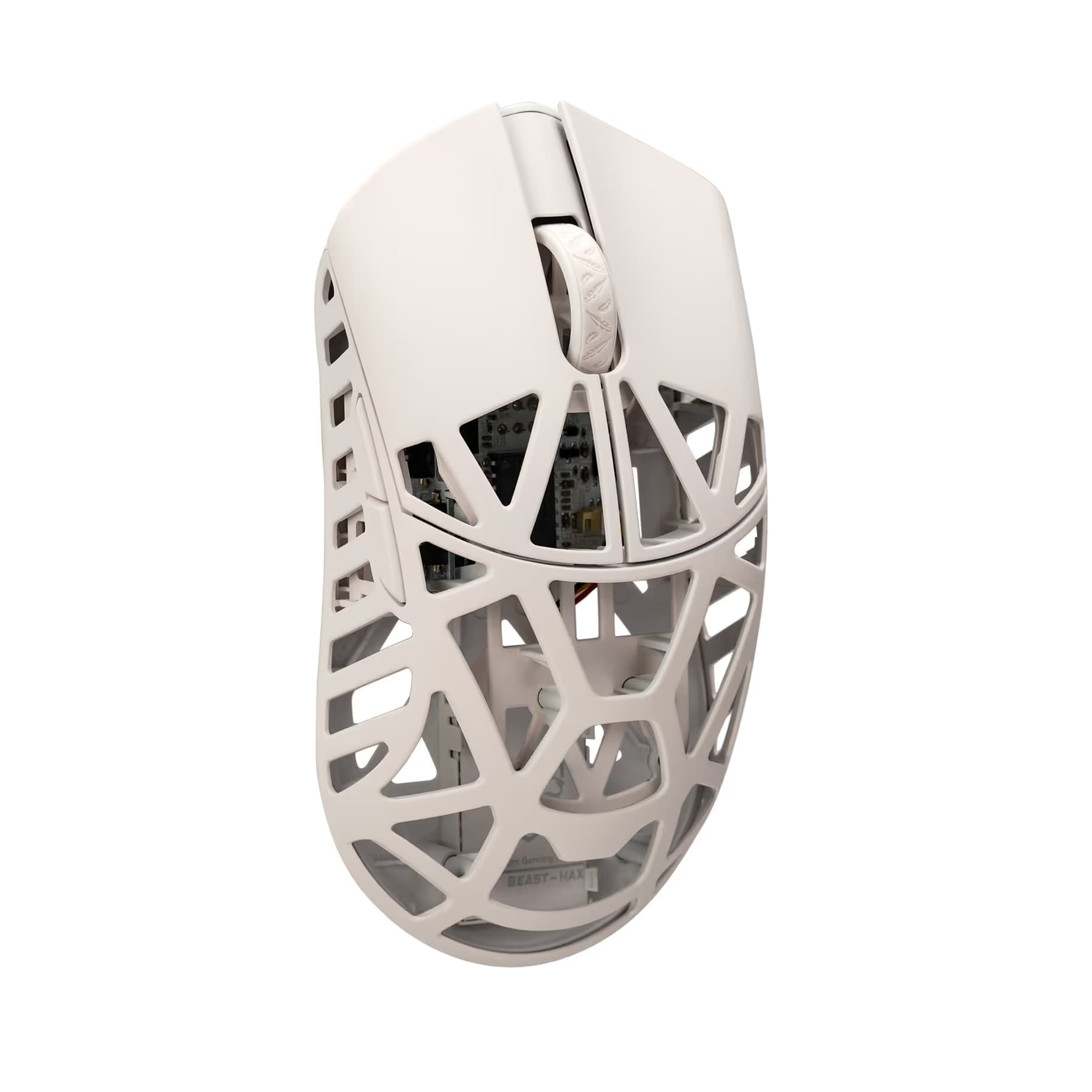 WLMOUSE Beast X MAX Side Slits Milky White OMRON Opticals main image