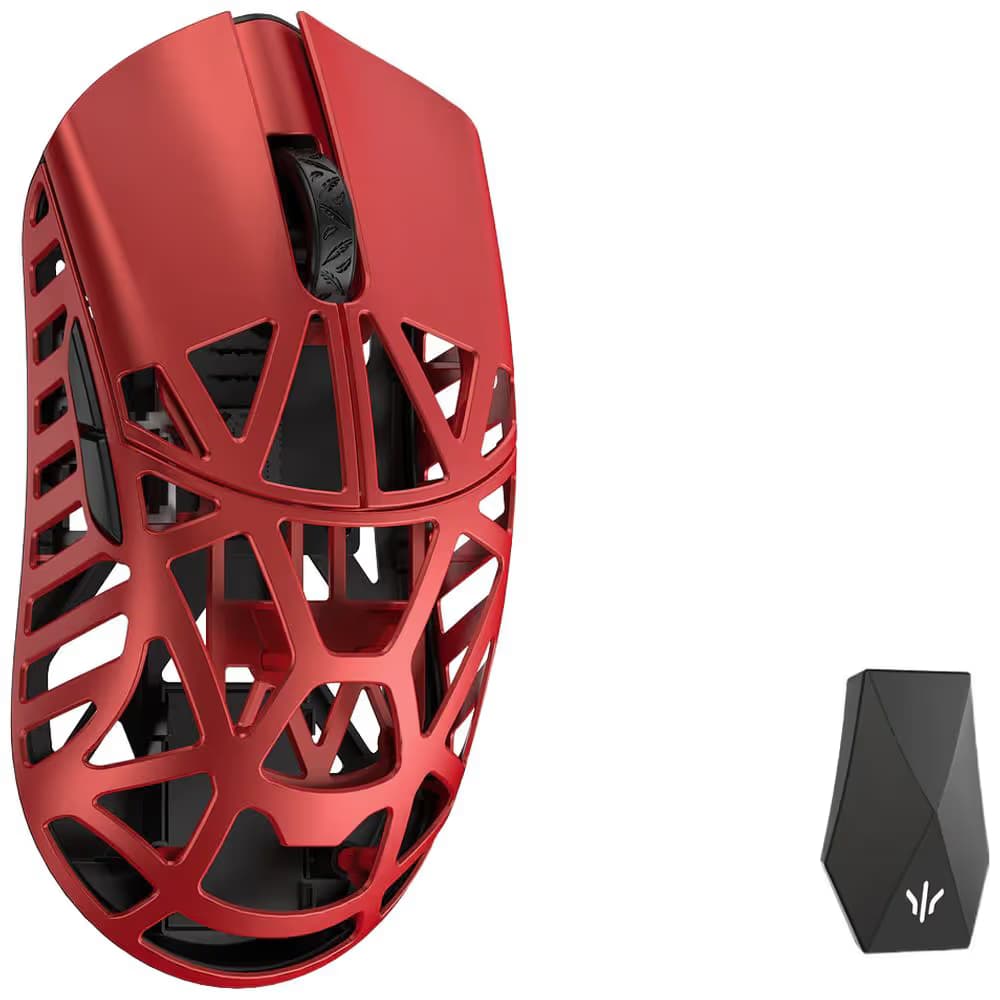 WLMOUSE Beast X MAX Side Slits Red OMRON Opticals main image