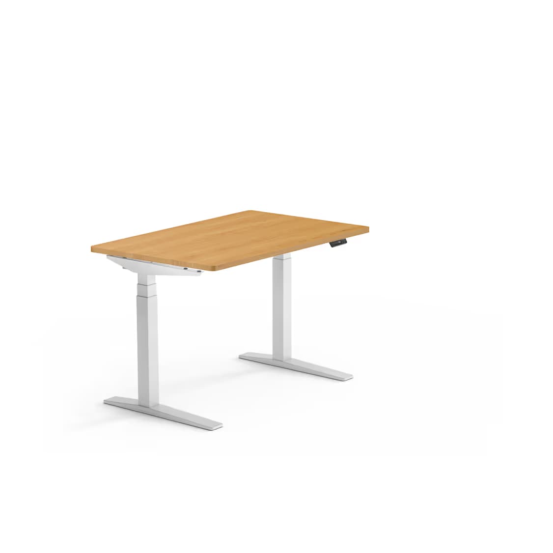 FlexiSpot E7 Pro 48 × 30 in Maple Laminate Desktop White Frame image