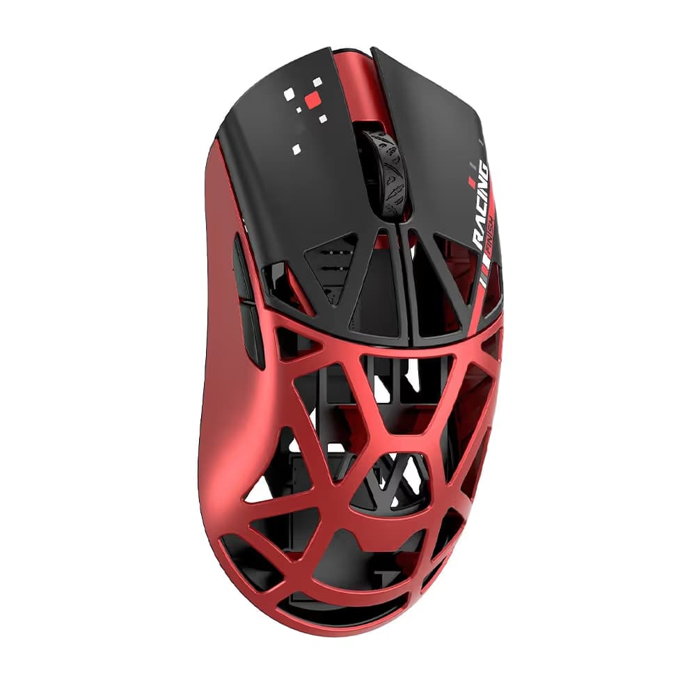 WLMOUSE Beast X MAX Solid Sides Red/Black OMRON Opticals main image