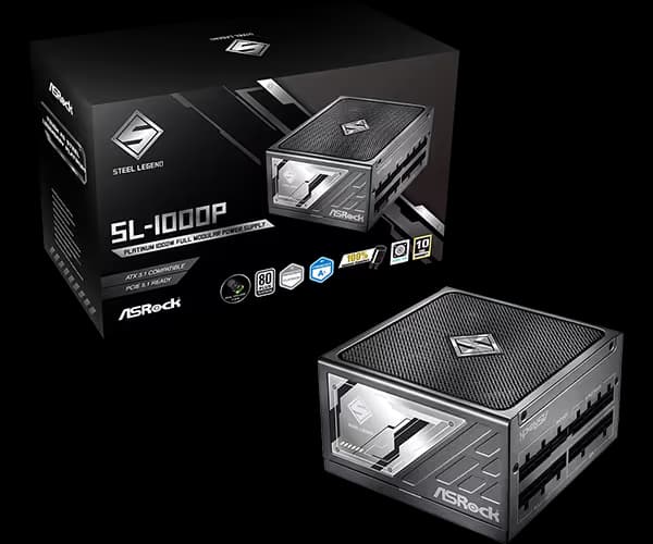 Asrock SL-1000P Fully Modular PSU main image