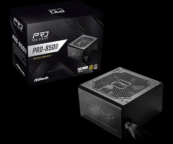 Asrock Pro 850G Non-Modular PSU main image
