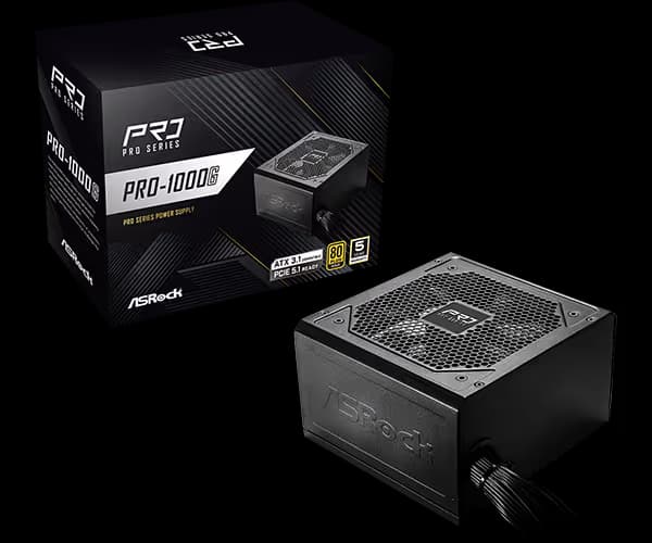 Asrock Pro 1000G Non-Modular PSU main image