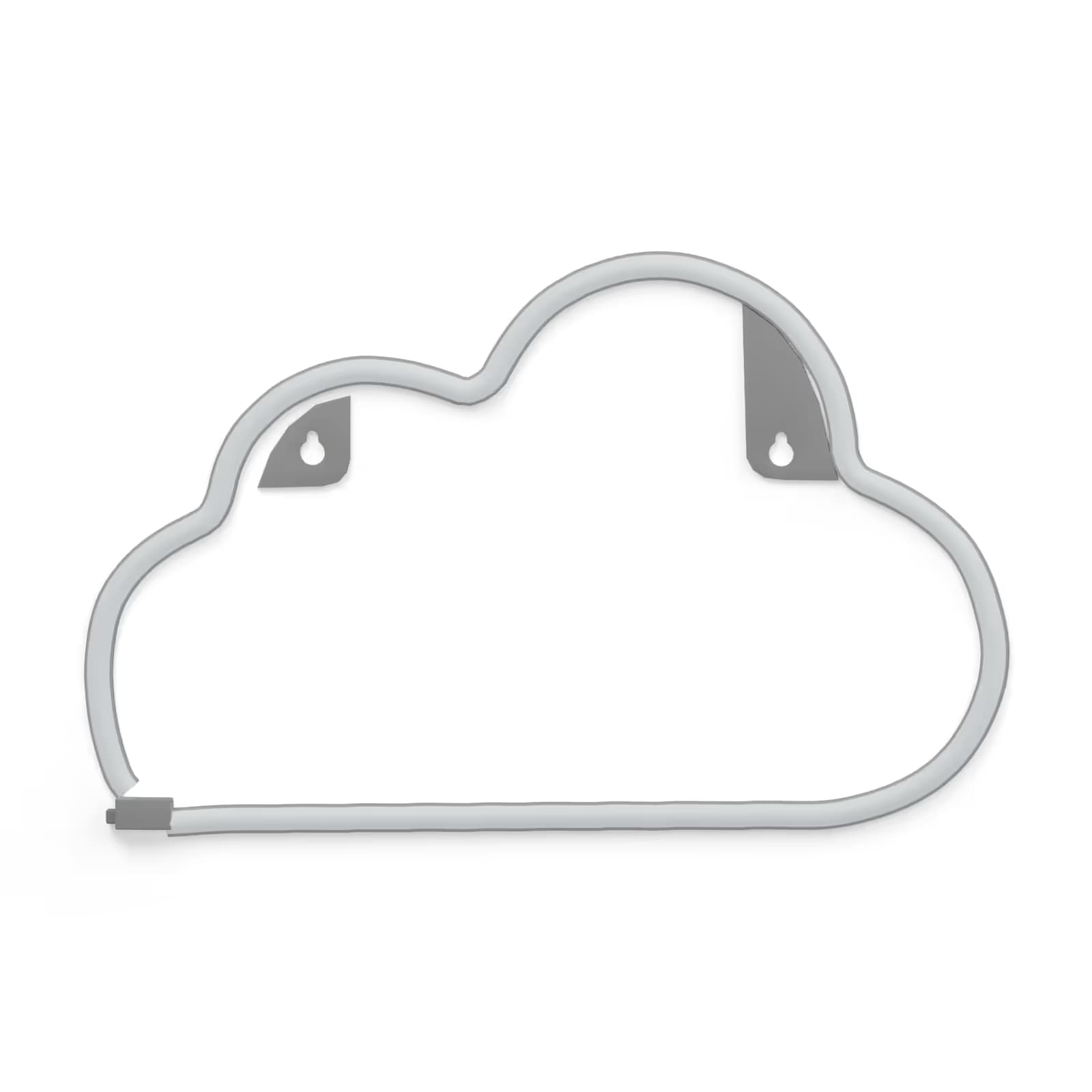 BerniceKelly Cloud Neon Sign — White image