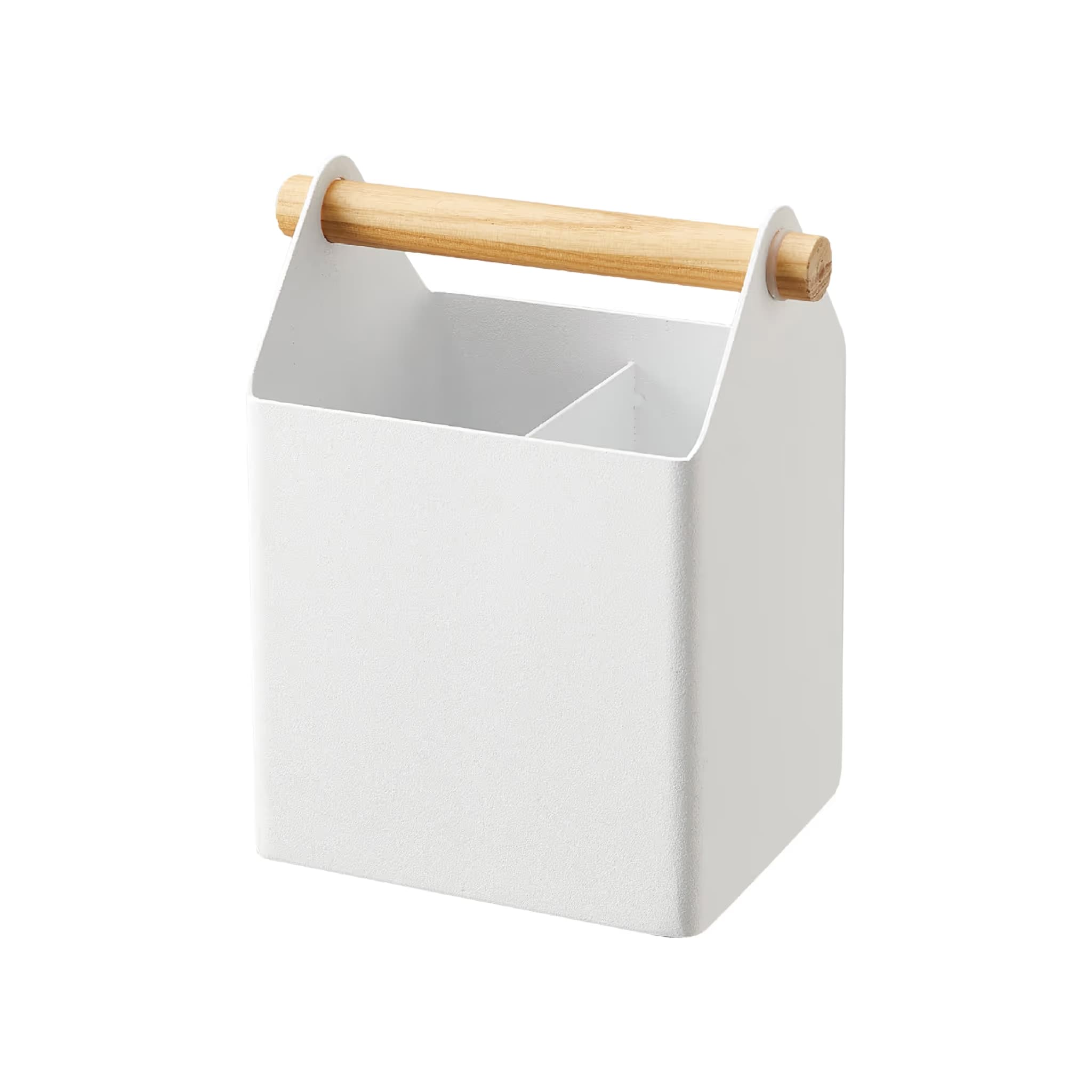 Yamazaki Tosca Pen Stand — White / Natural Wood main image