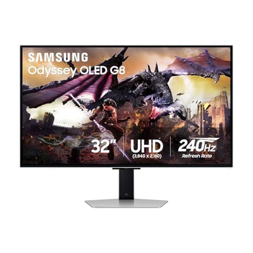 Samsung 32-inch Odyssey OLED G8 G80SD 4K UHD 240Hz Gaming Monitor main image