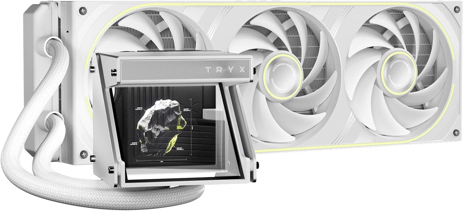 TRYX HOLO ARGB 360mm Liquid Cooler White main image