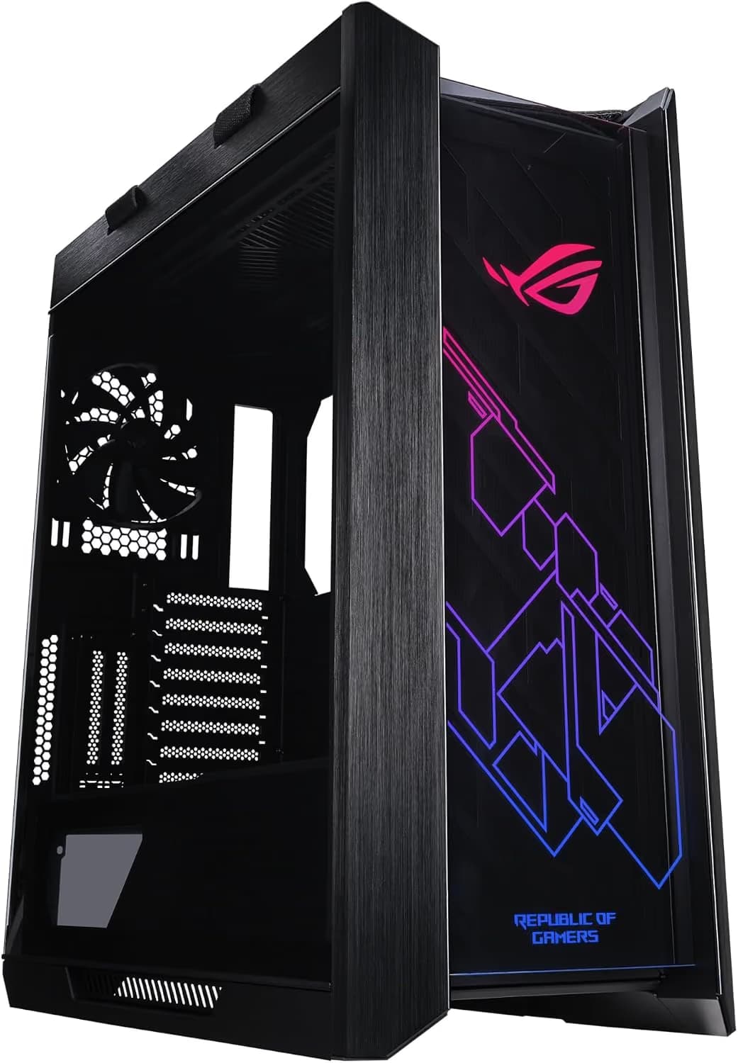 Asus ROG Strix Helios ATX Full Tower Black Tempered Glass Side Panel image