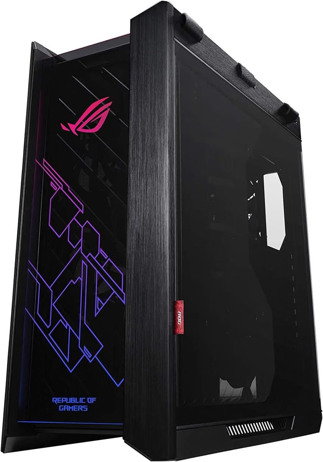 Asus ROG Strix Helios ATX Full Tower Black Tempered Glass Side Panel image