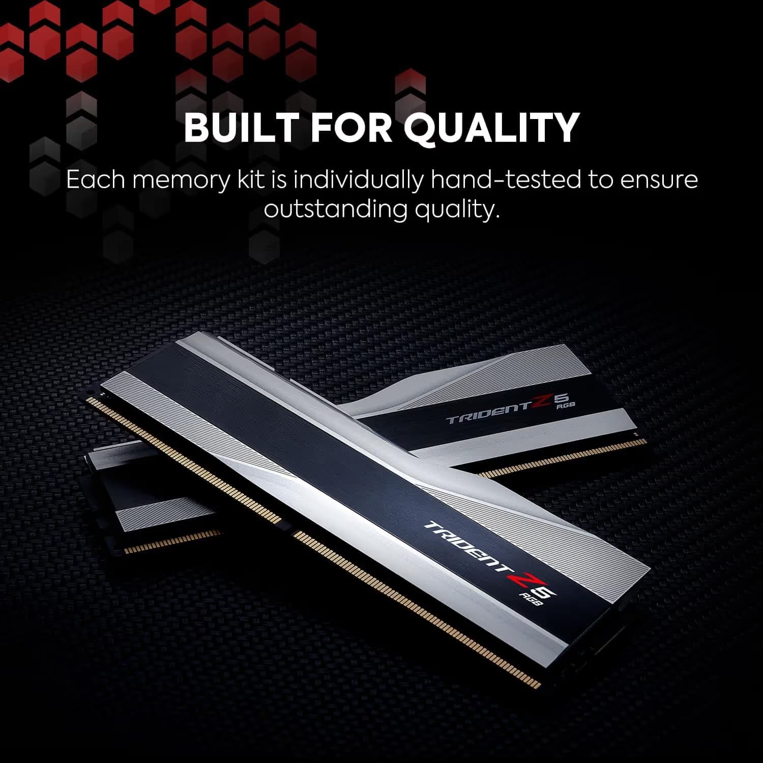 G.Skill Trident Z5 RGB Metallic Silver DDR5-6000 CL40 32GB (2x16GB) image